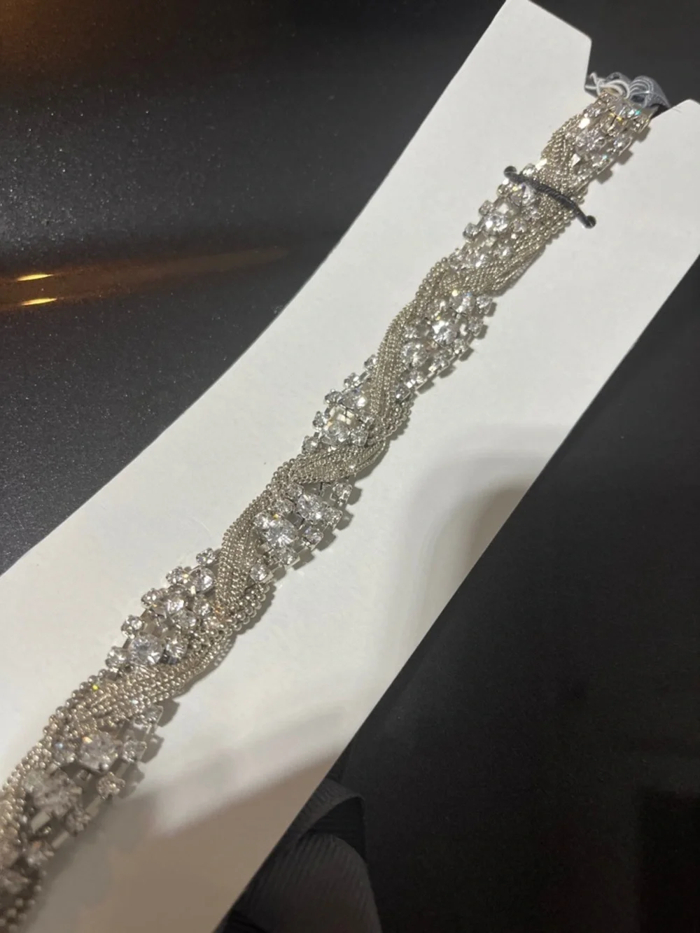Vera Wang delicate braided
